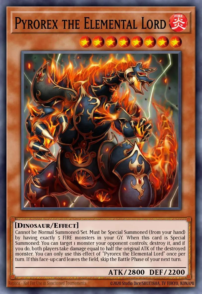 Pyrorex the Elemental Lord · Cosmo Blazer: Special Edition 35842855/2