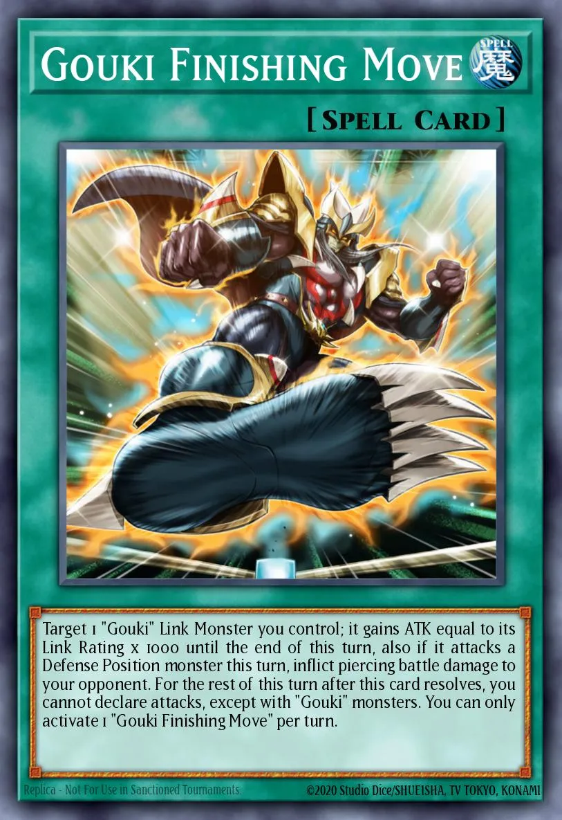 Gouki Finishing Move · Dawn of Majesty Premiere! promotional card 35870016/1