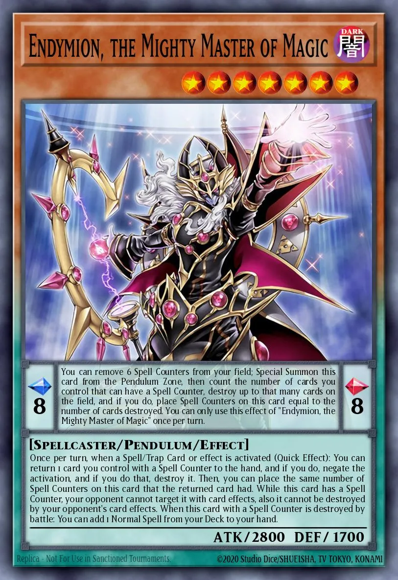 Endymion, the Mighty Master of Magic · Structure Deck: Order of the Spellcasters 3611830/41