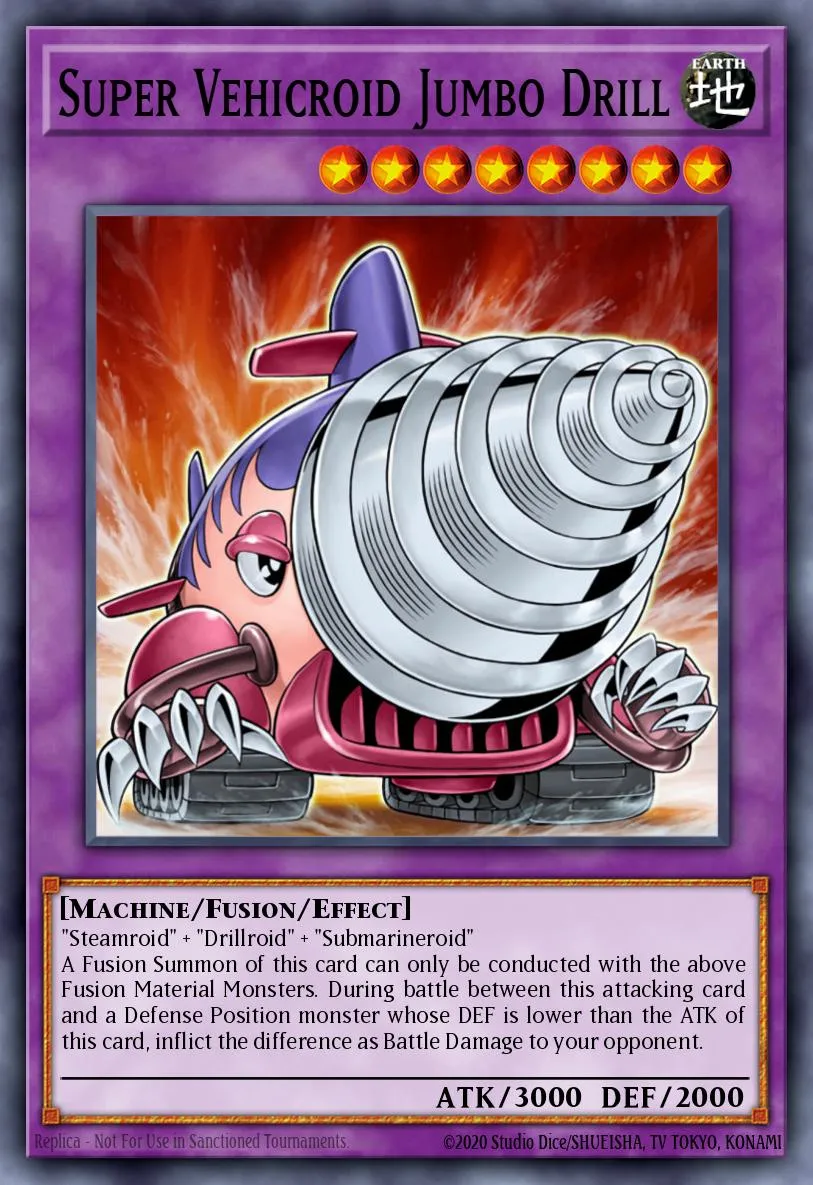 Super Vehicroid Jumbo Drill · Power of the Duelist 36256625/60
