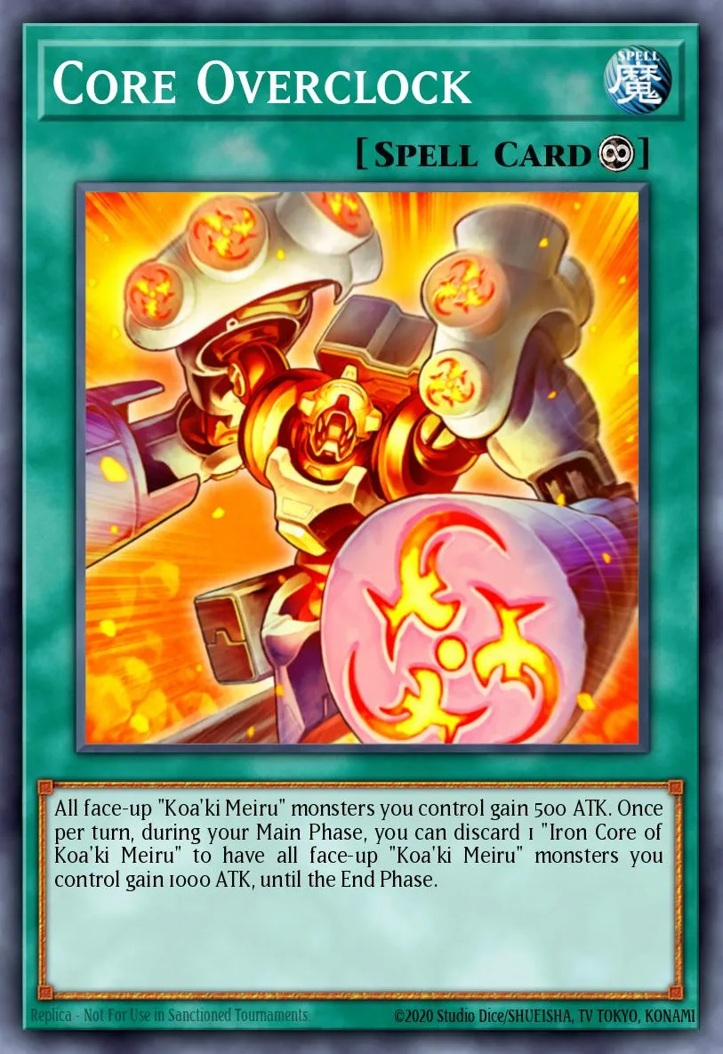 Core Overclock · The Shining Darkness Sneak Peek Participation Card 36560997/1