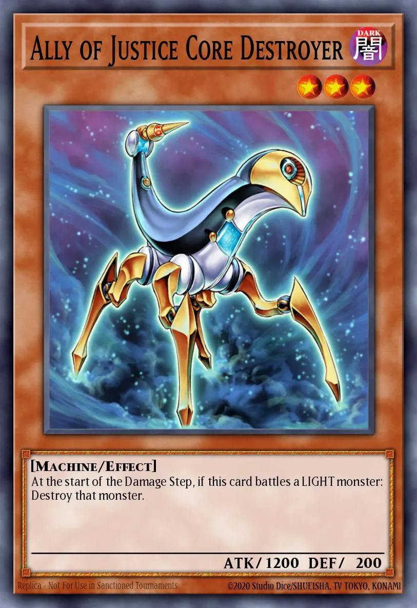 Ally of Justice Core Destroyer · The Shining Darkness Sneak Peek Participation Card 36629203/1
