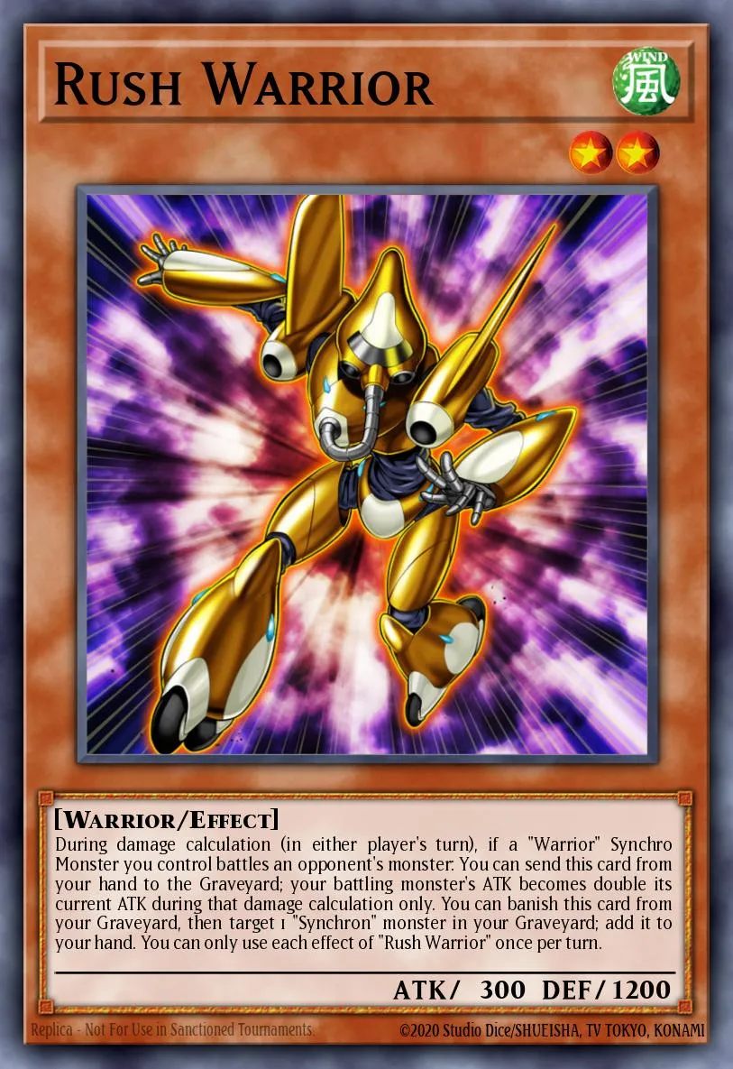 Rush Warrior · Synchron Extreme Structure Deck 36736723/43
