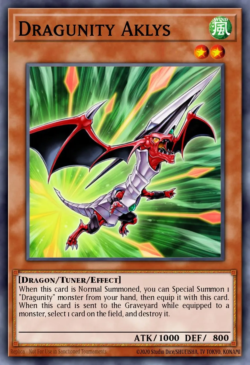 Dragunity Aklys · Dragunity Legion Structure Deck 36870345/39