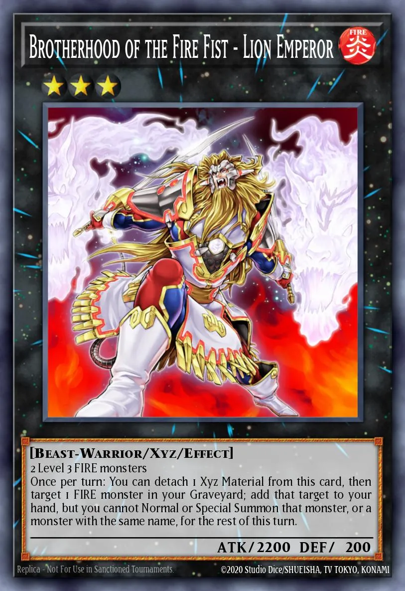 Brotherhood of the Fire Fist - Lion Emperor · Cosmo Blazer: Special Edition 37057743/2