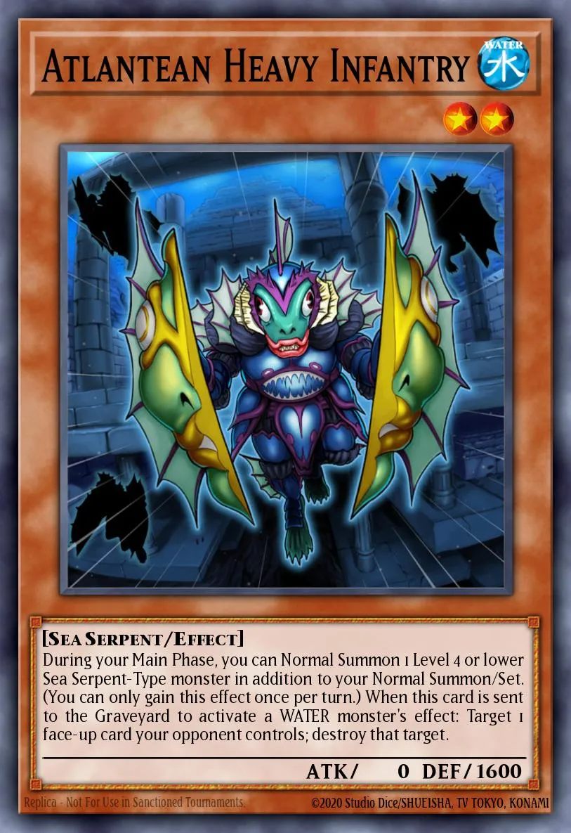 Atlantean Heavy Infantry · Realm of the Sea Emperor Structure Deck 37104630/39