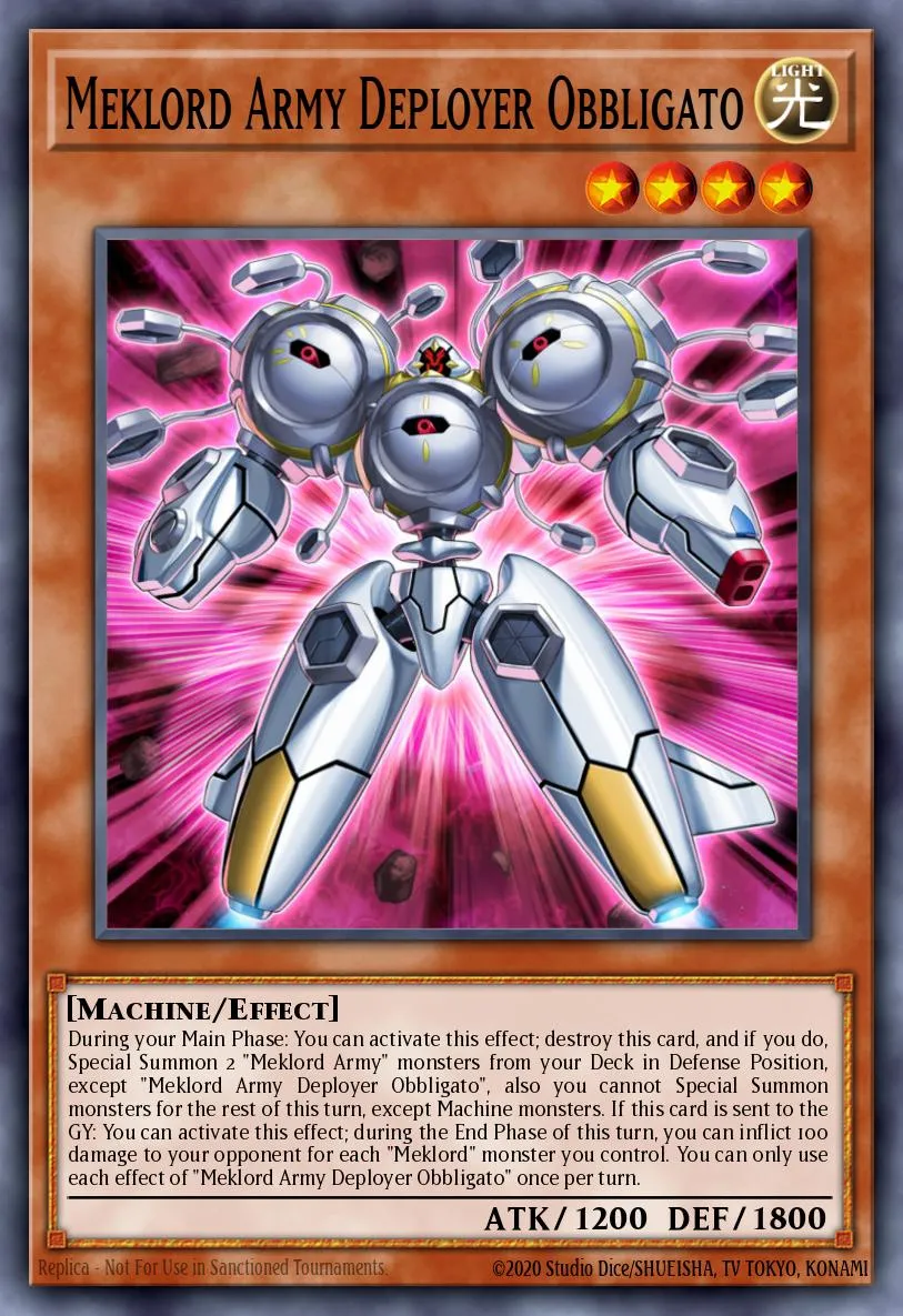 Meklord Army Deployer Obbligato · Legendary Duelists: Rage of Ra 3715284/57