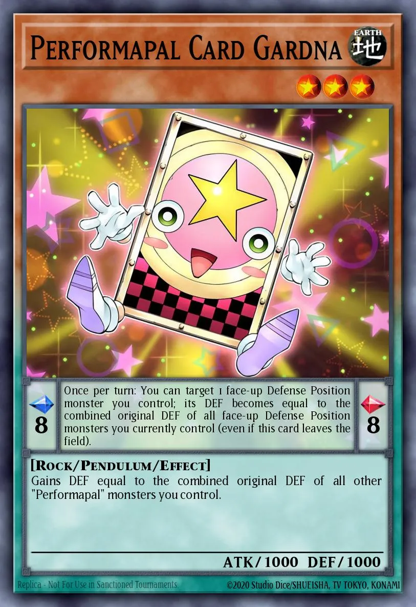 Performapal Card Gardna · Rise of the Duelist Premiere! promotional card 37256334/1