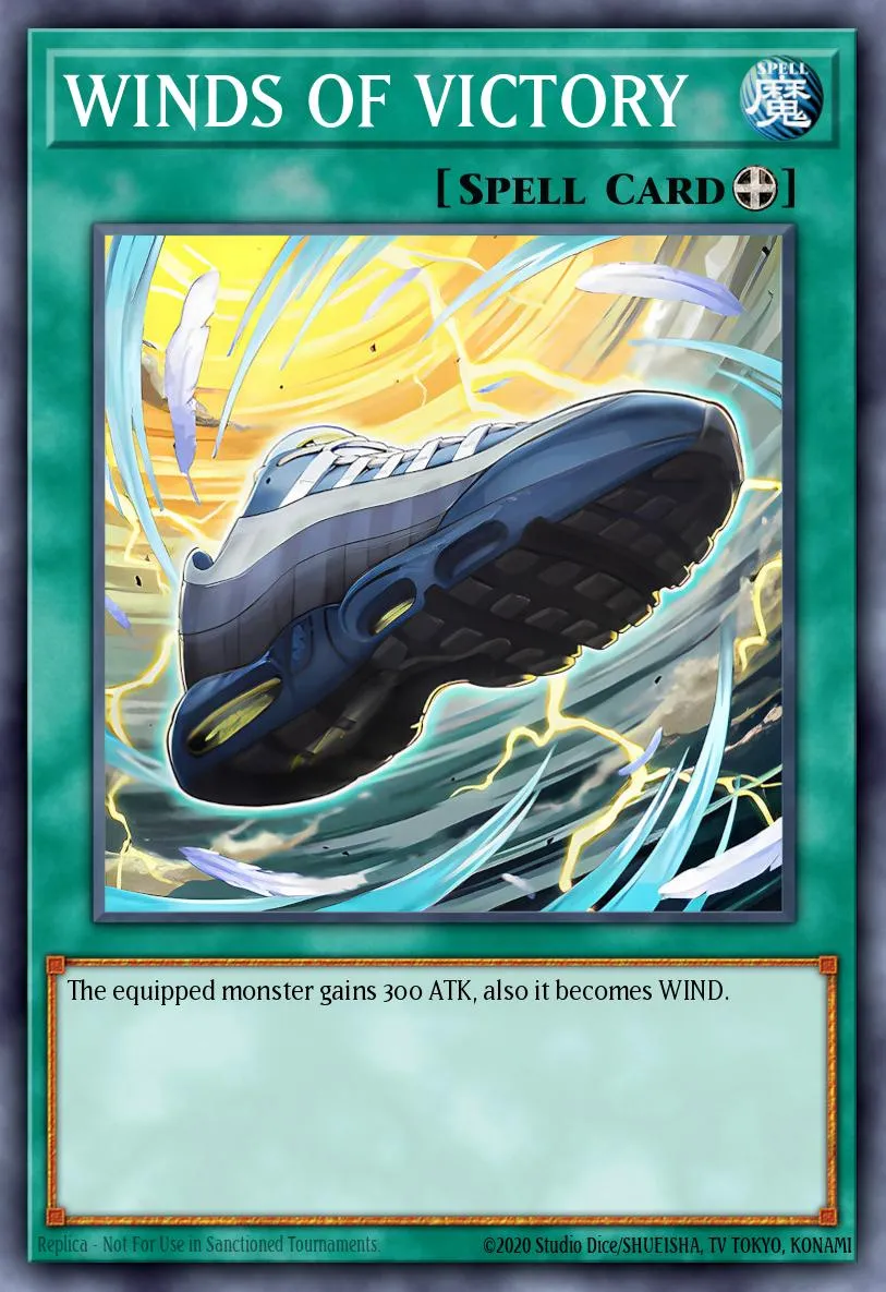 WINDS OF VICTORY · Nike collaboration cards 37301660/2