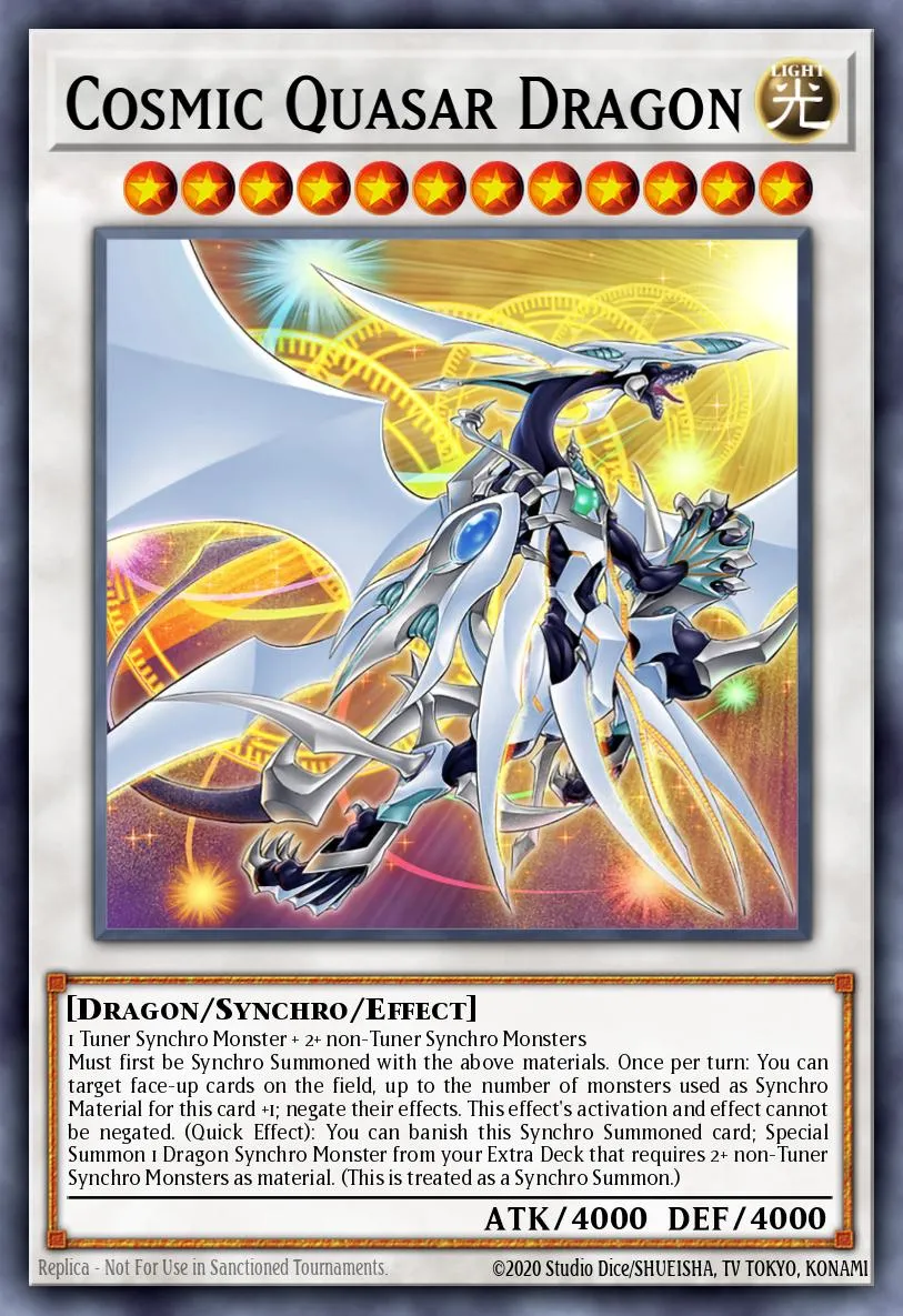 Cosmic Quasar Dragon · Duelist Nexus 37442336/99