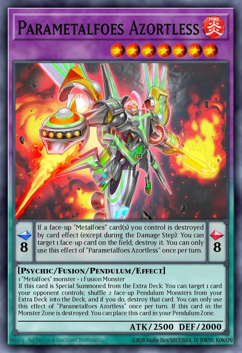 Parametalfoes Azortless · Blazing Vortex Premiere! promotional card 37491810/1