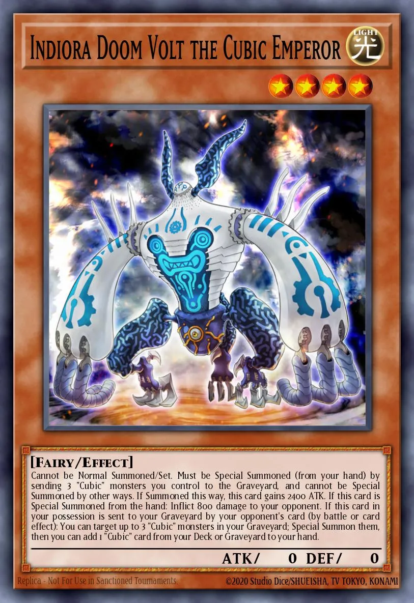 Indiora Doom Volt the Cubic Emperor · Yu-Gi-Oh! The Dark Side of Dimensions Movie Pack: Gold Edition 3775068/61