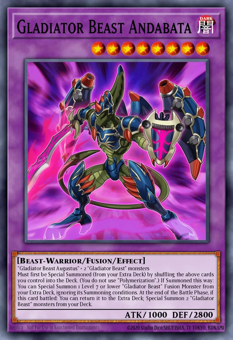 Gladiator Beast Andabata · Battles of Legend: Light's Revenge 3779662/80