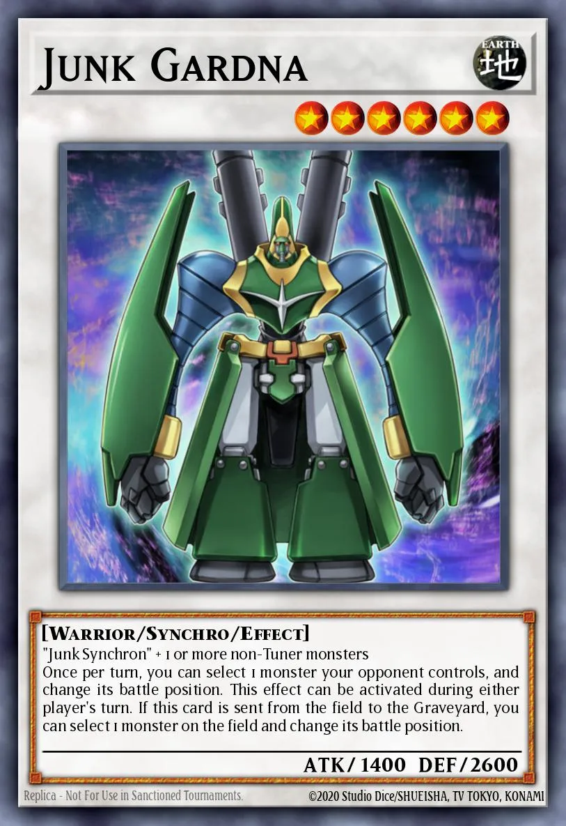 Junk Gardna · Yu-Gi-Oh! 3D Bonds Beyond Time Movie Pack 37993923/9