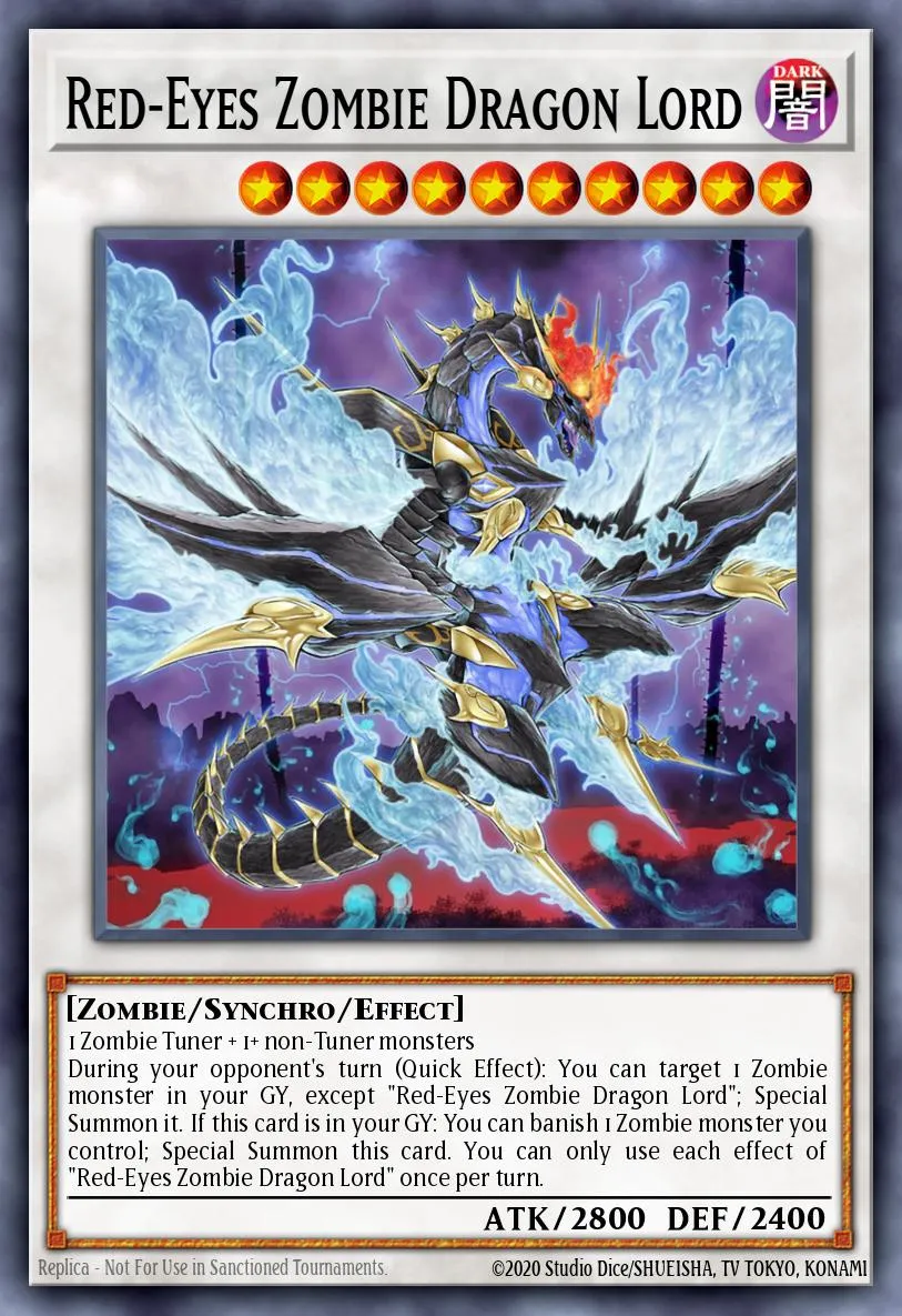 Red-Eyes Zombie Dragon Lord · Dimension Force 38192988/101