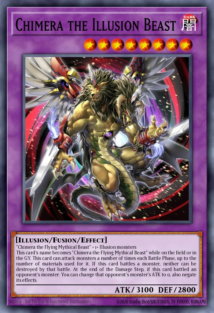 Chimera the Illusion Beast · Duelist Nexus 38264974/99