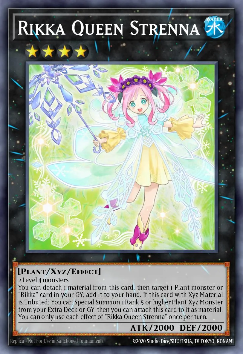 Rikka Queen Strenna · Rise of the Duelist Premiere! promotional card 3828844/1