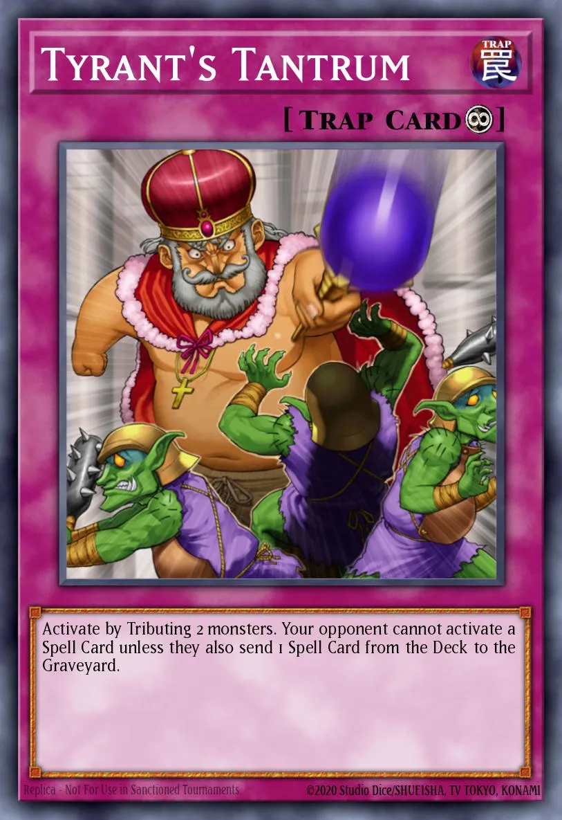 Tyrant's Tantrum · Extreme Victory Sneak Peek Participation Card 38318146/1