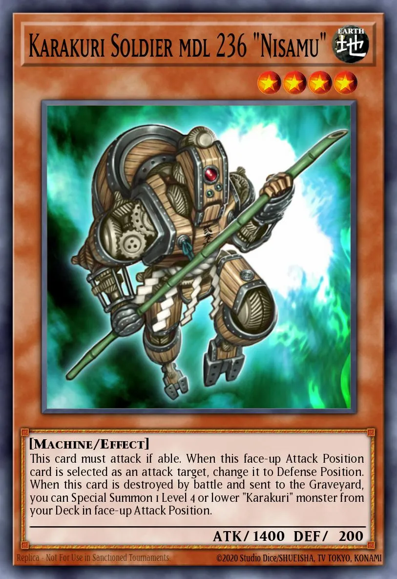 Karakuri Soldier mdl 236 "Nisamu" · Starstrike Blast Sneak Peek Participation Card 3846170/1