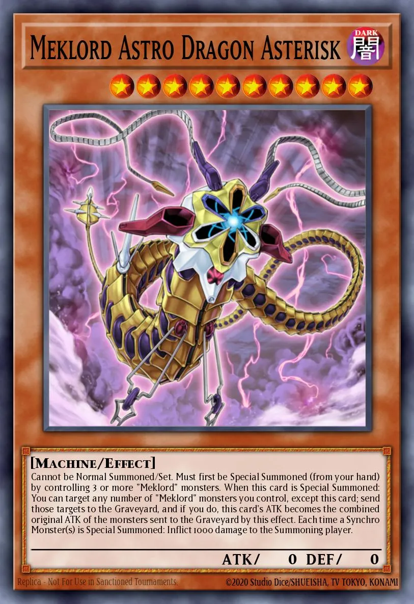 Meklord Astro Dragon Asterisk · Extreme Victory Sneak Peek Participation Card 38522377/1