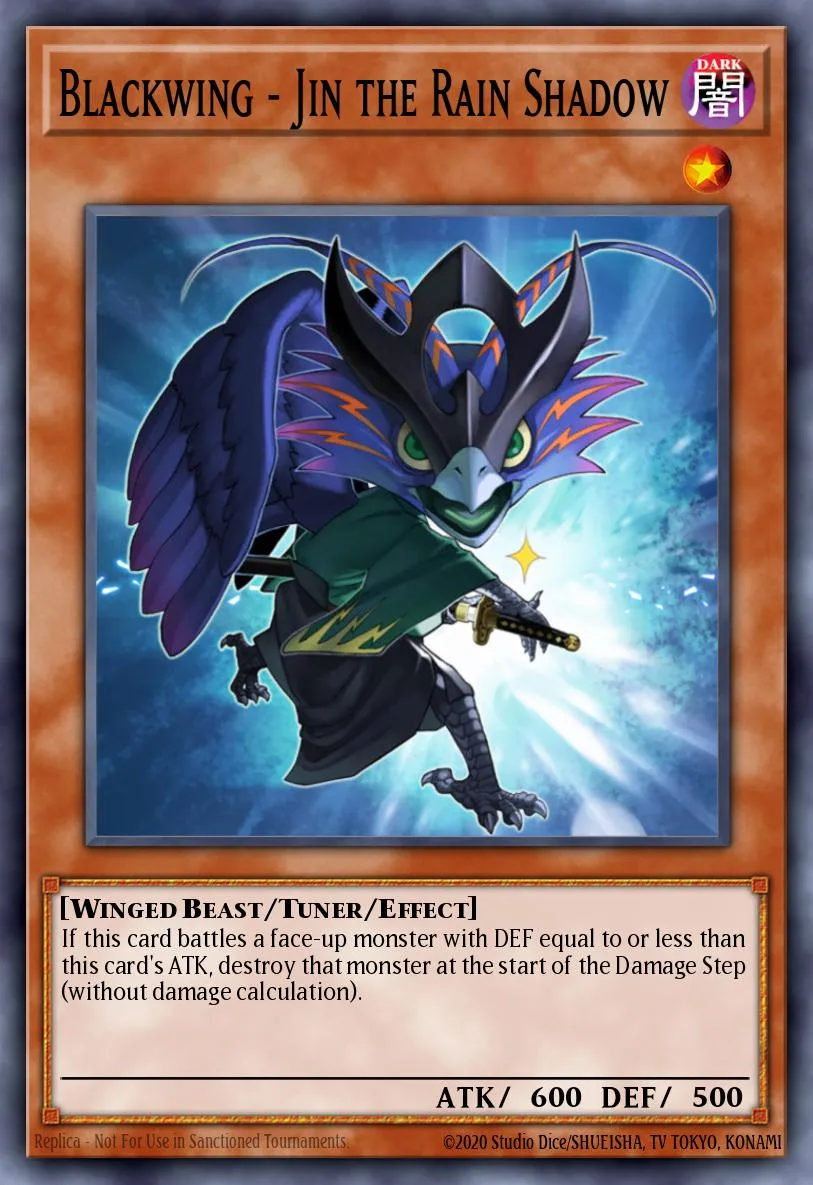 Blackwing - Jin the Rain Shadow · Extreme Victory Sneak Peek Participation Card 38562933/1