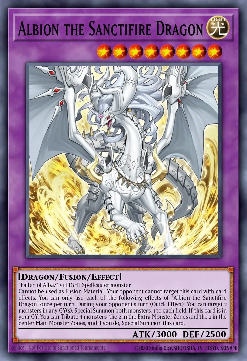 Albion the Sanctifire Dragon · Cyberstorm Access 38811586/101