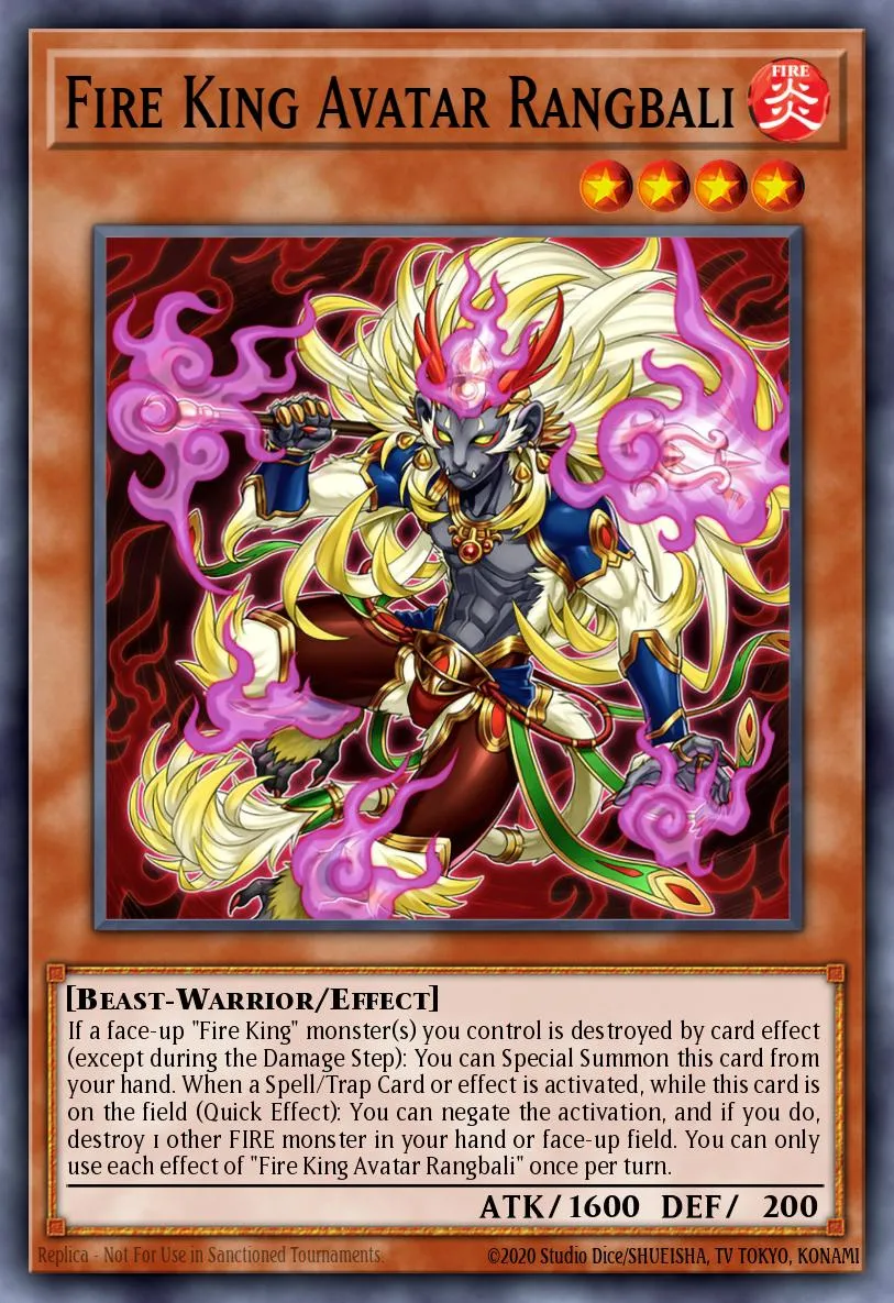 Fire King Avatar Rangbali · Structure Deck: Fire Kings 38910263/48