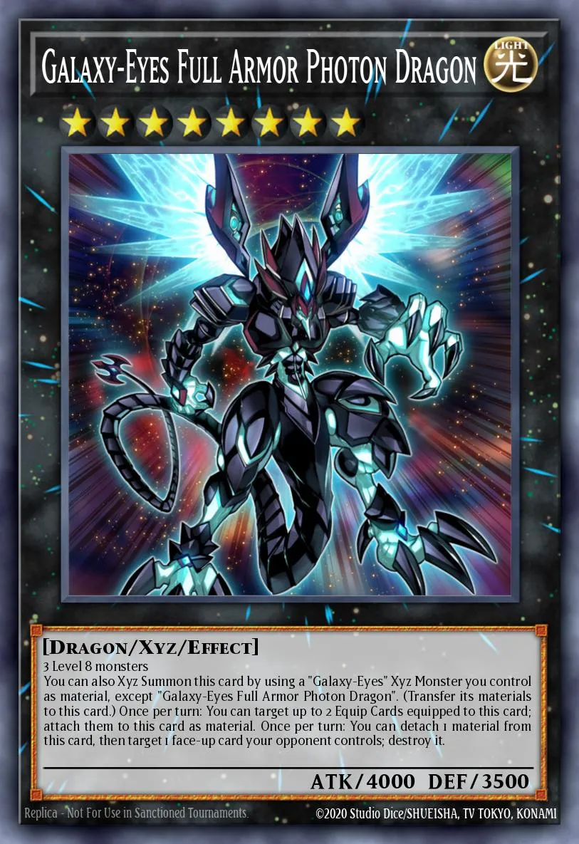 Galaxy-Eyes Full Armor Photon Dragon · Crossed Souls: Advance Edition 39030163/4