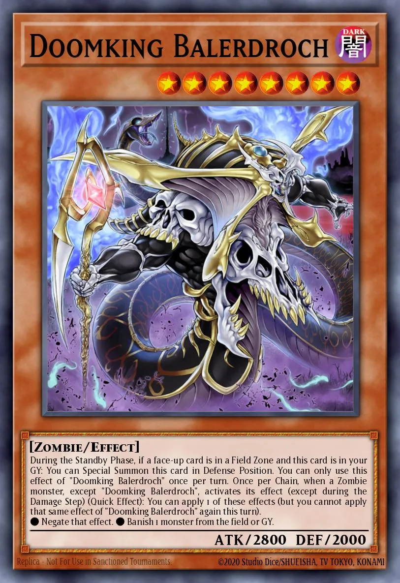 Doomking Balerdroch · Structure Deck: Zombie Horde 39185163/42