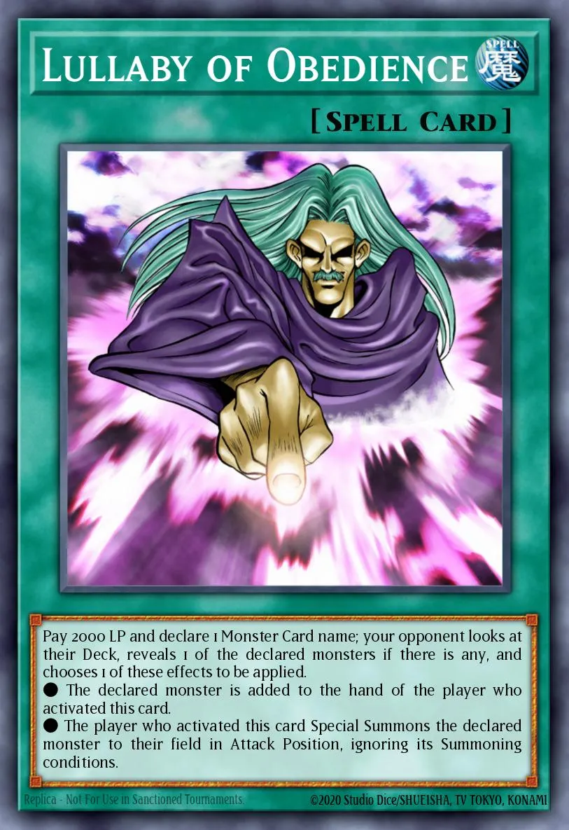 Lullaby of Obedience · Duelist Pack: Rivals of the Pharaoh 39238953/46