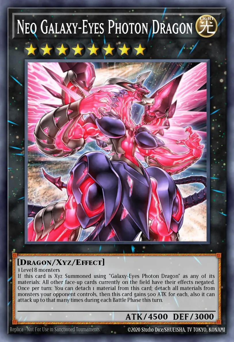 Neo Galaxy-Eyes Photon Dragon · Galactic Overlord Sneak Peek Participation Card 39272762/1