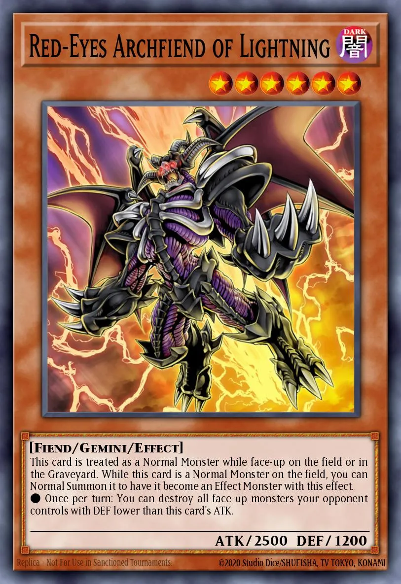 Red-Eyes Archfiend of Lightning · Clash of Rebellions: Special Edition 39357122/4