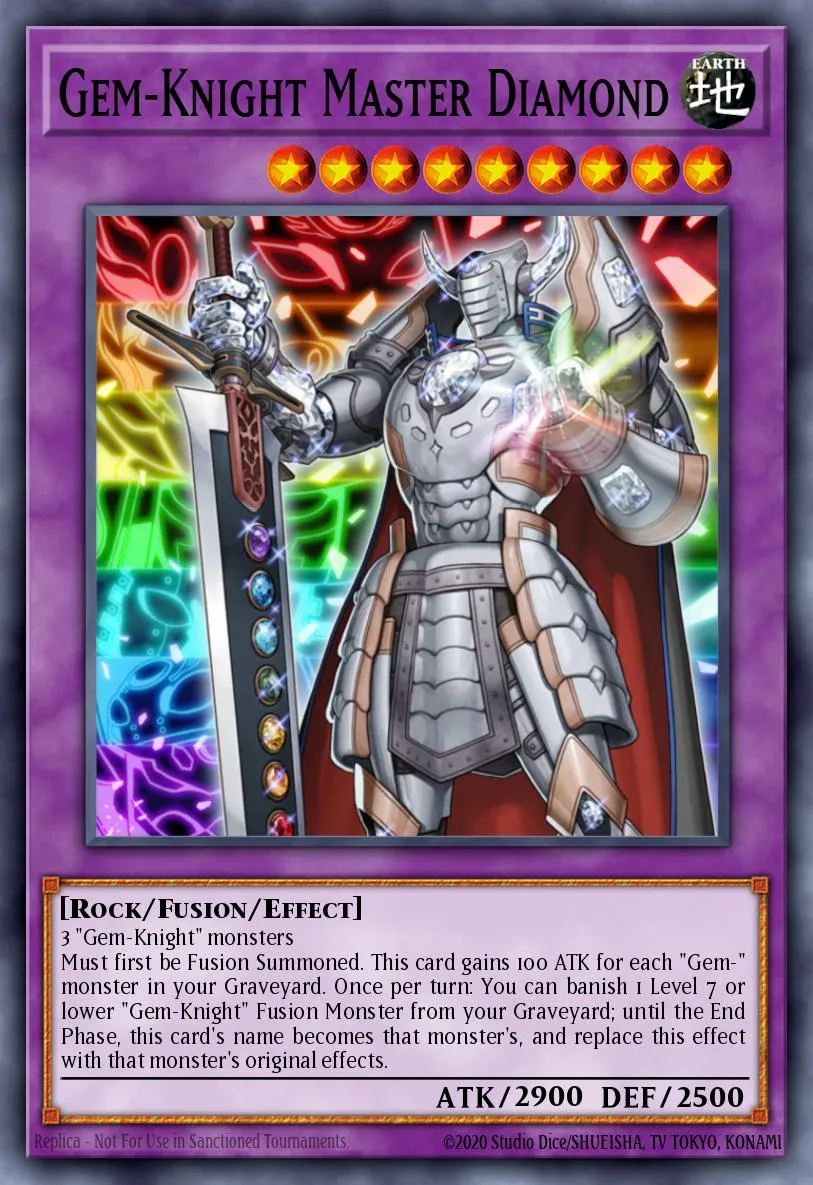 Gem-Knight Master Diamond · Duel Terminal 7b 39512984/49