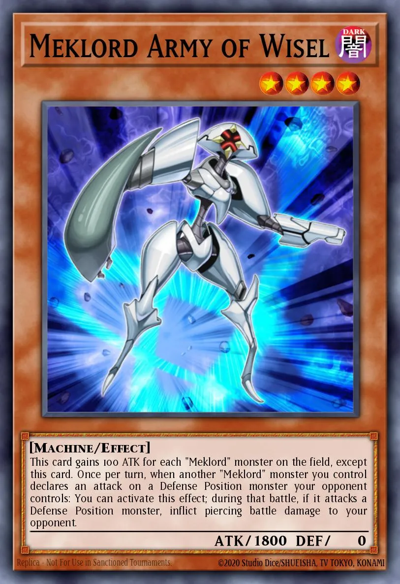 Meklord Army of Wisel · Extreme Victory Sneak Peek Participation Card 39648965/1
