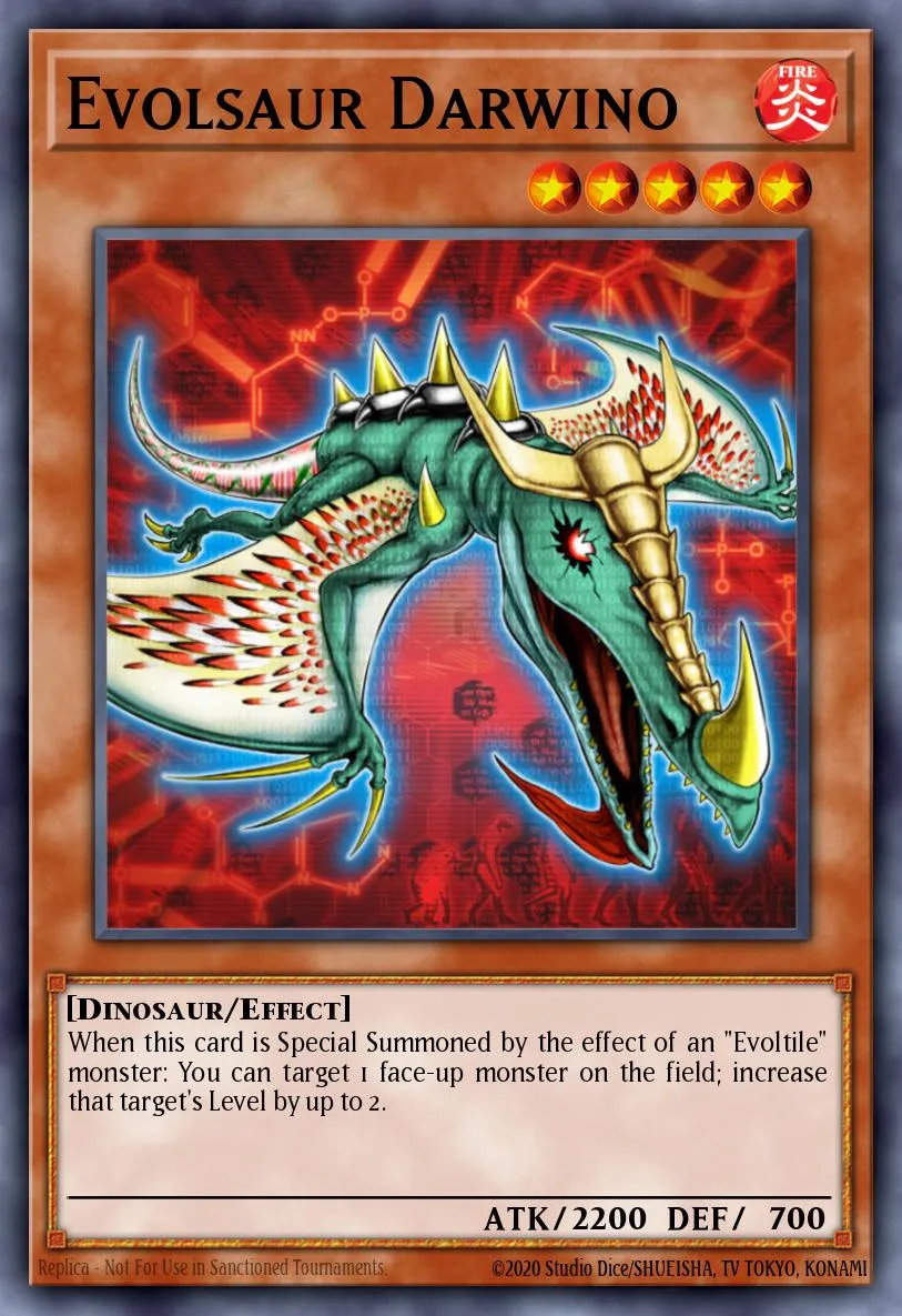 Evolsaur Darwino · Galactic Overlord Sneak Peek Participation Card 39672388/1