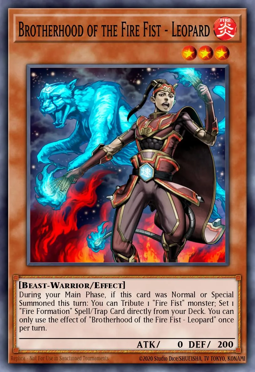 Brotherhood of the Fire Fist - Leopard · Lord of the Tachyon Galaxy Sneak Peek Participation Card 39699564/1