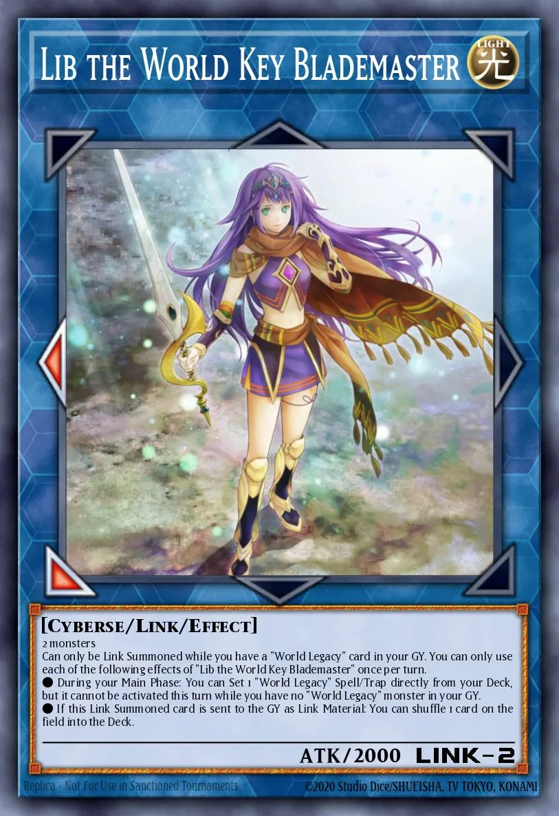 Lib the World Key Blademaster · Duel Overload 39752820/100