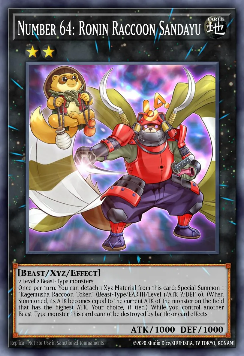 Number 64: Ronin Raccoon Sandayu · Shadow Specters: Special Edition 39972129/2