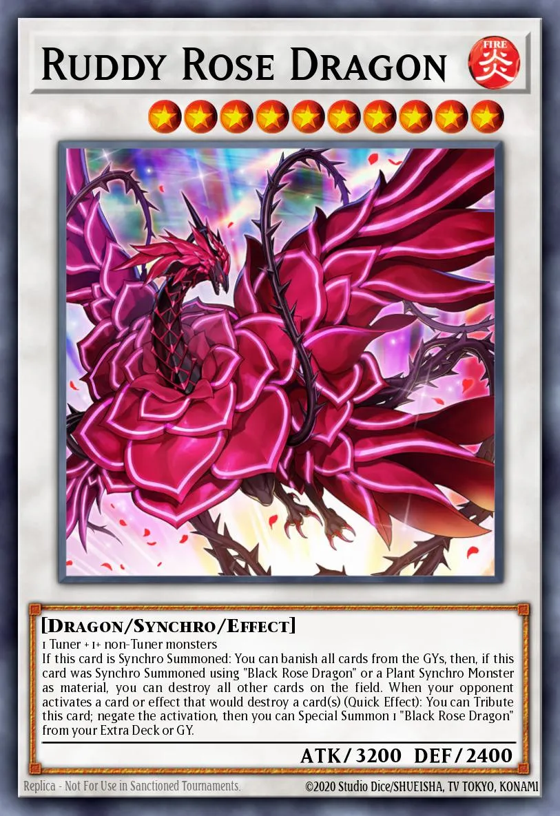 Ruddy Rose Dragon · Lightning Overdrive Premiere! promotional card 40139997/1