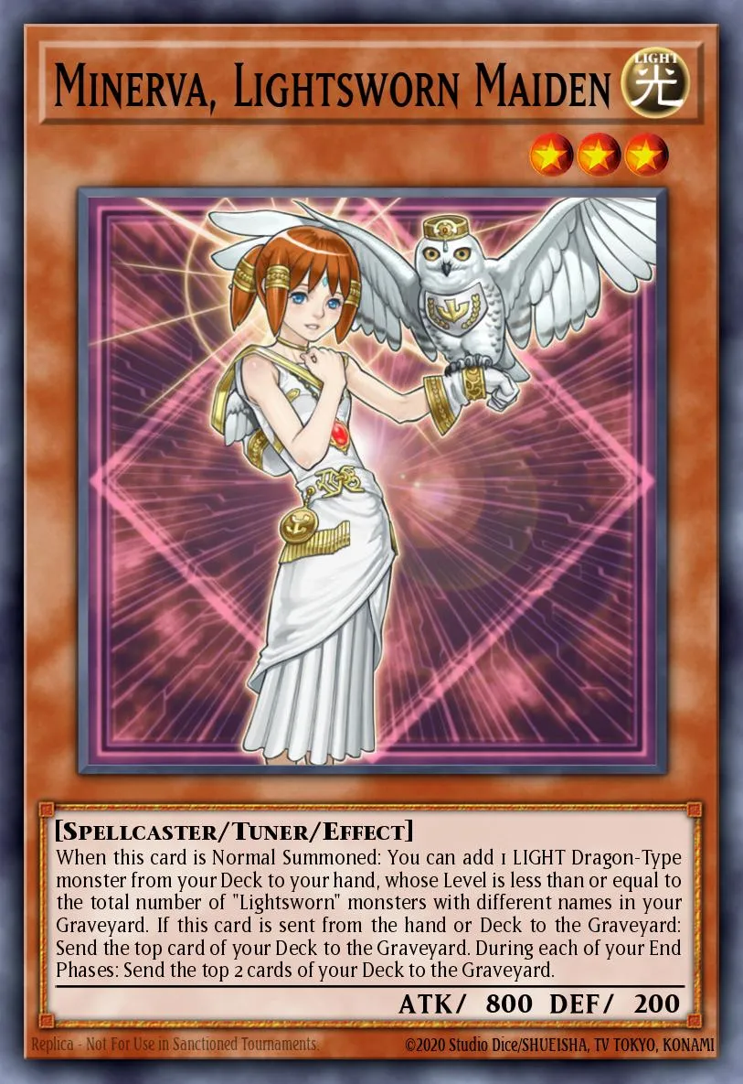 Minerva, Lightsworn Maiden · Realm of Light Structure Deck 40164421/36