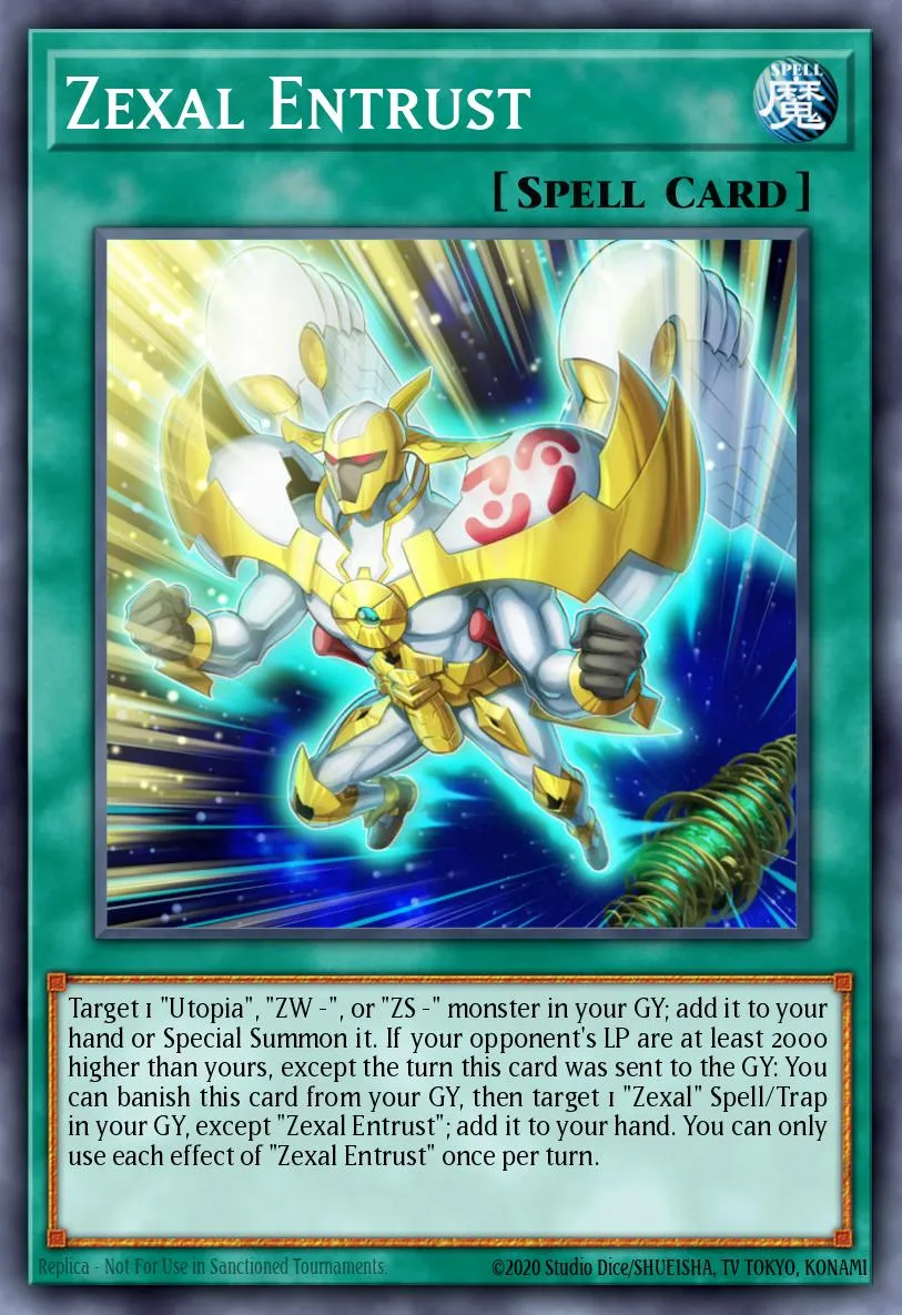 Zexal Entrust · Lightning Overdrive Premiere! promotional card 4017398/1
