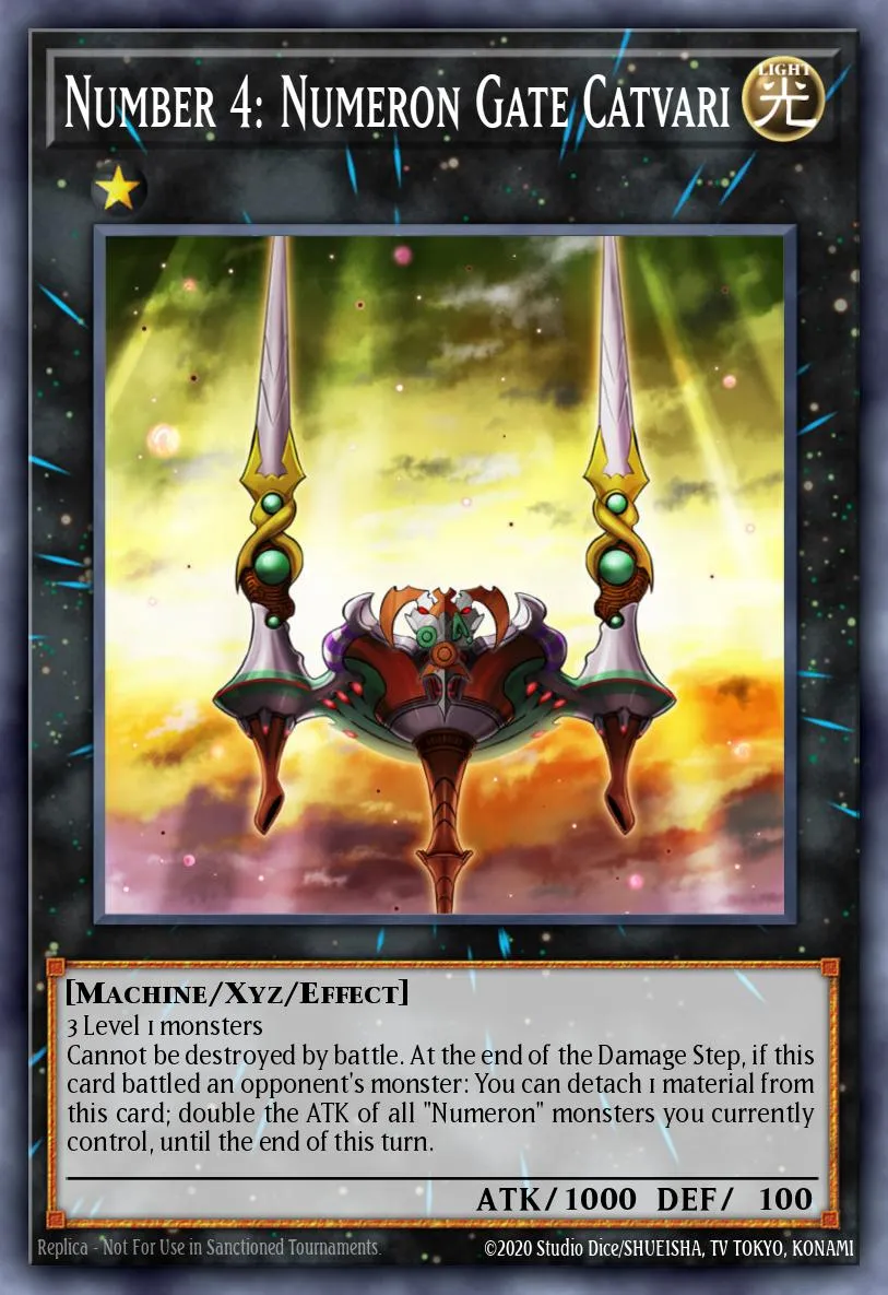 Number 4: Numeron Gate Catvari · Battles of Legend: Armageddon 4019153/94