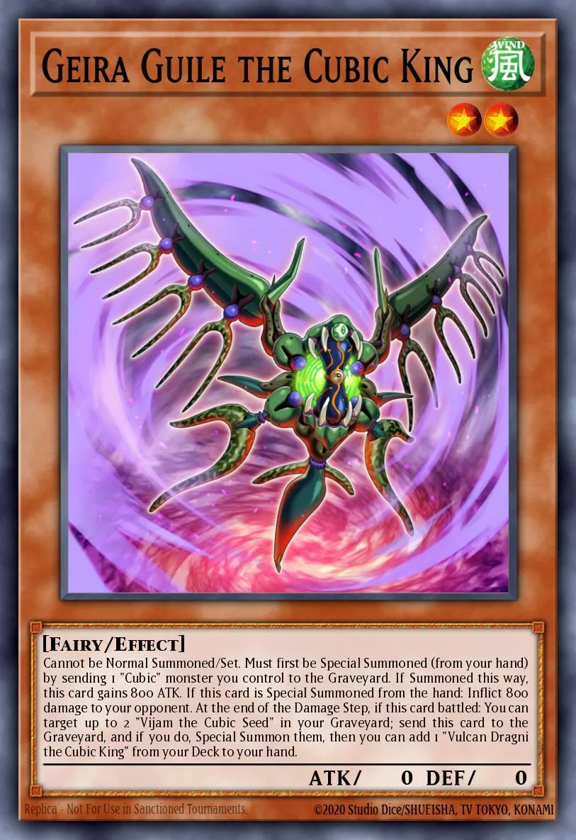 Geira Guile the Cubic King · Yu-Gi-Oh! The Dark Side of Dimensions Movie Pack: Gold Edition 40392714/61