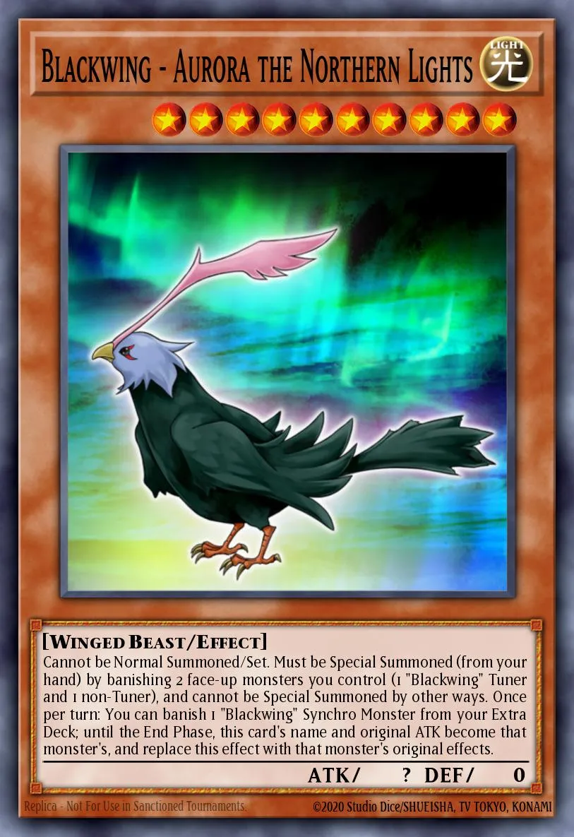 Blackwing - Aurora the Northern Lights · Starstrike Blast Sneak Peek Participation Card 4068622/1