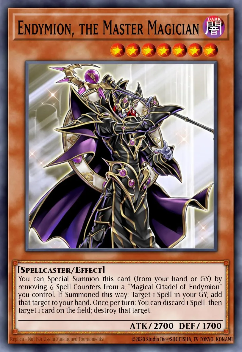 Endymion, the Master Magician · Spellcaster's Command Structure Deck: Special Edition 40732515/1