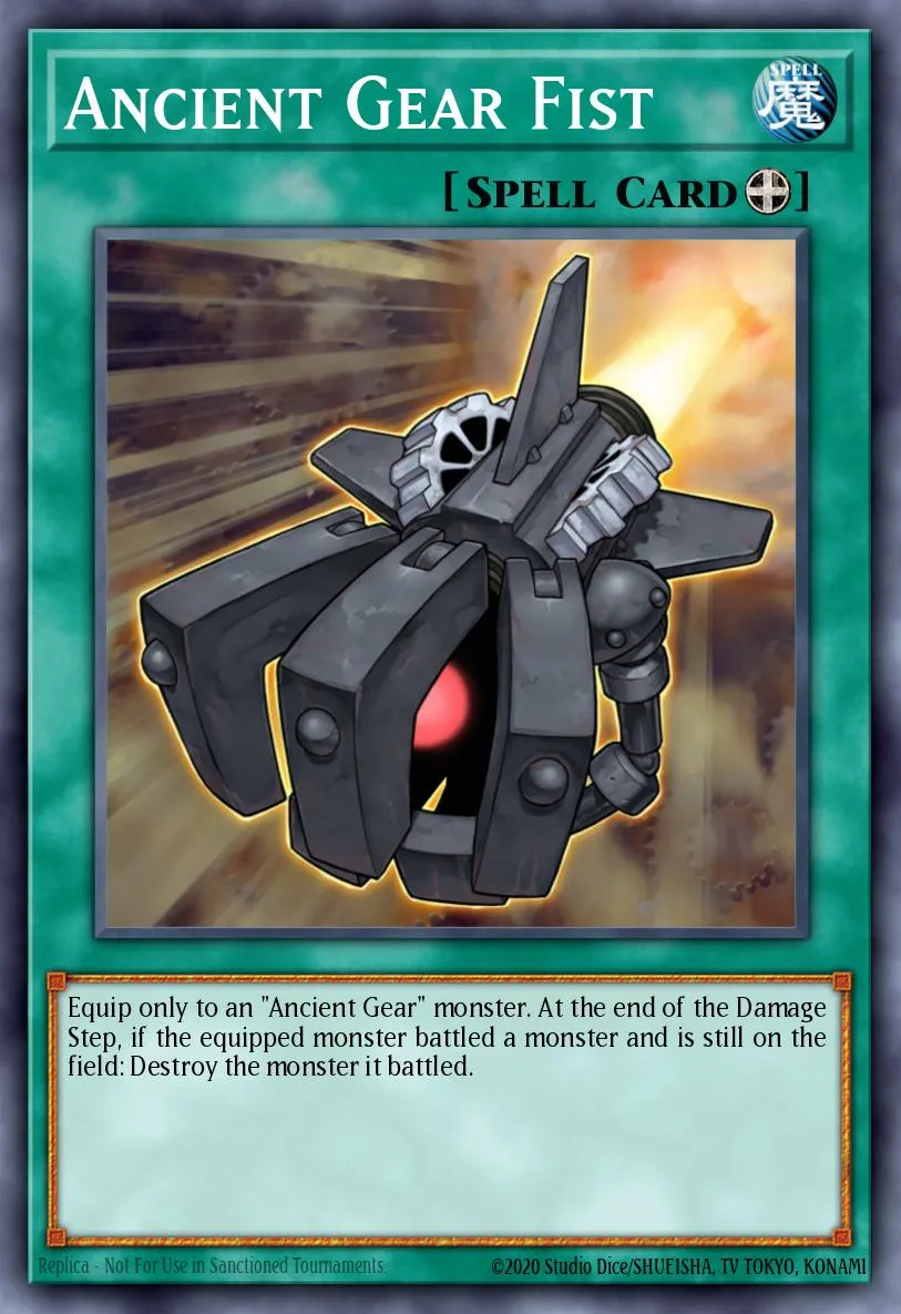 Ancient Gear Fist · Structure Deck: Machine Re-Volt 40830387/37