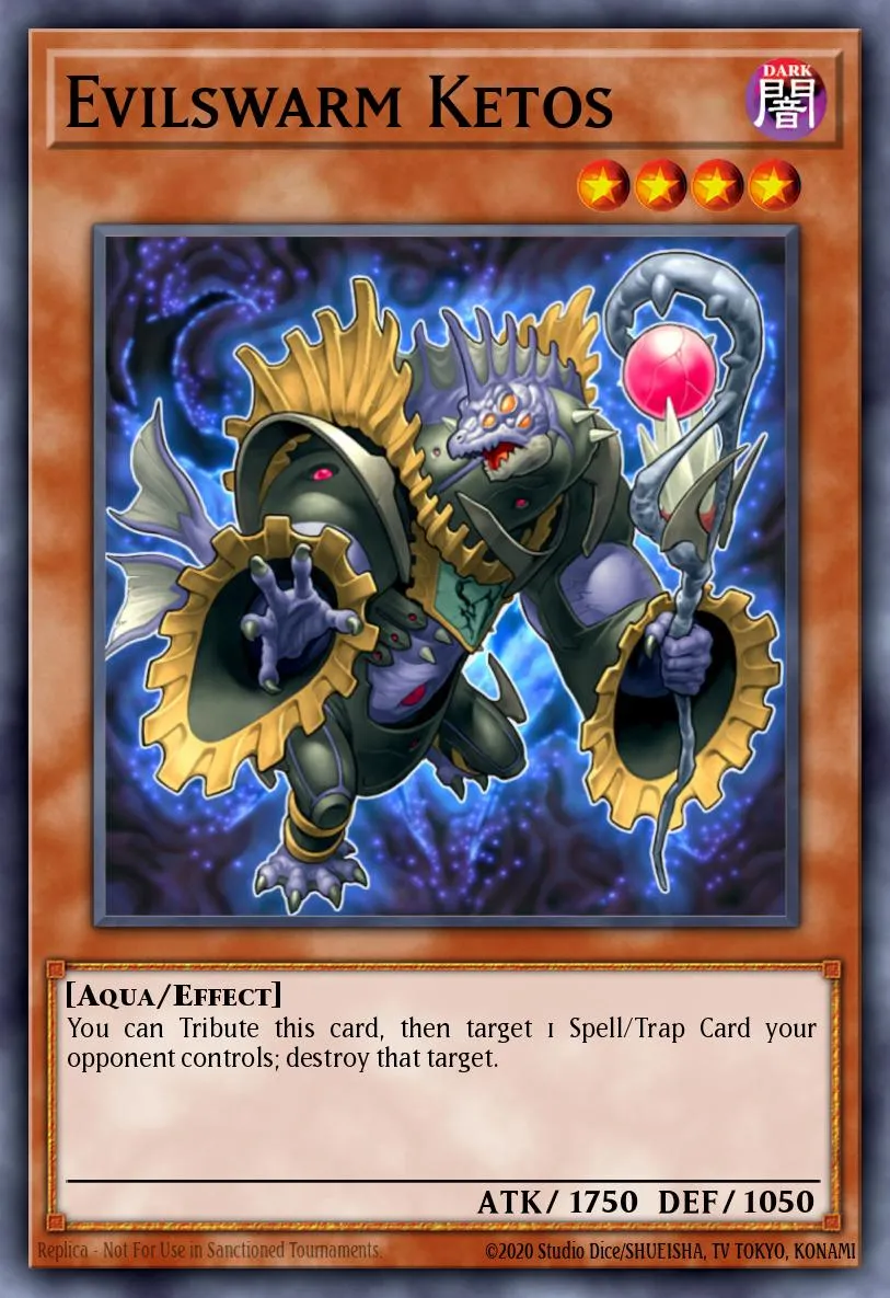 Evilswarm Ketos · Duel Terminal 7b 40921545/49