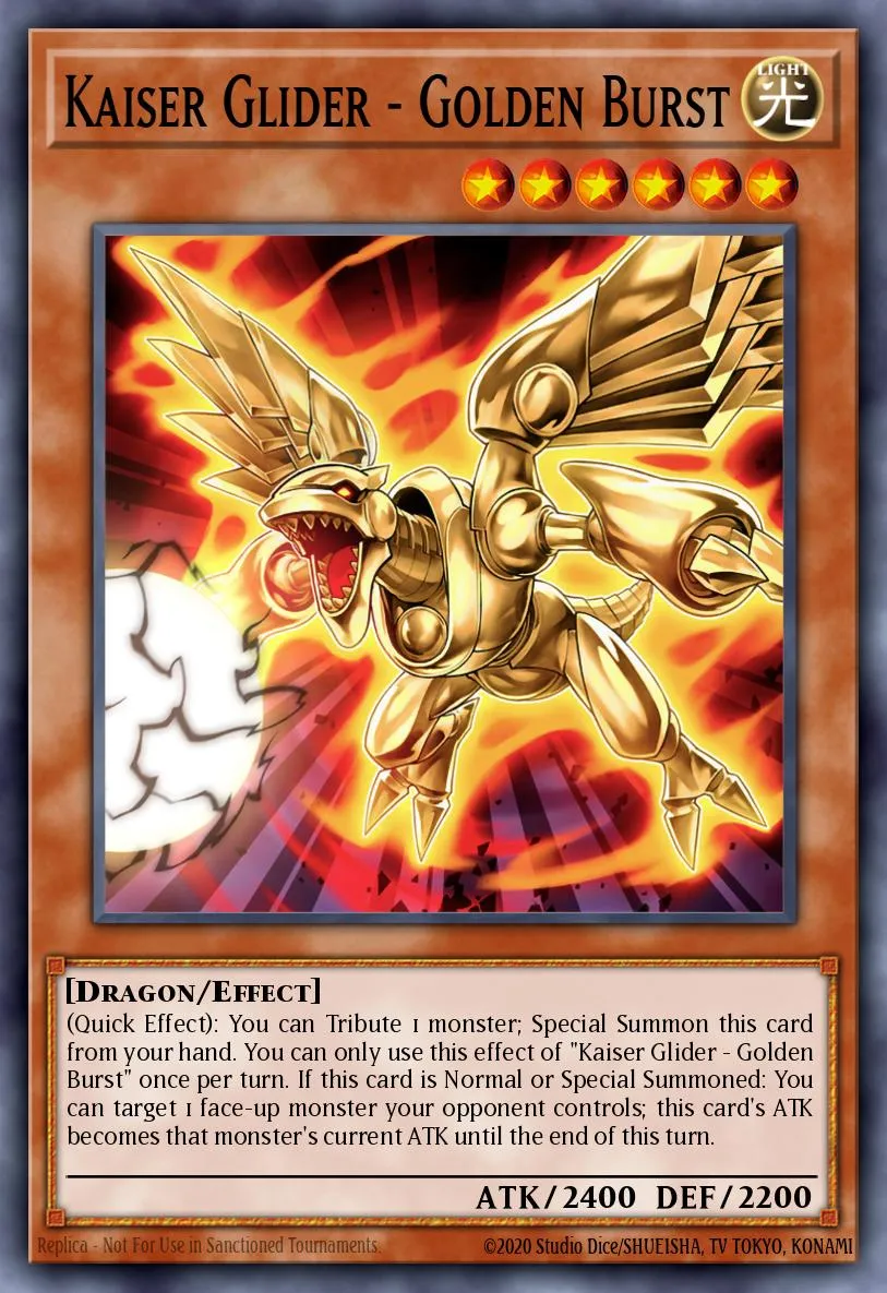 Kaiser Glider - Golden Burst · Legendary Duelists: Season 3 41002238/138