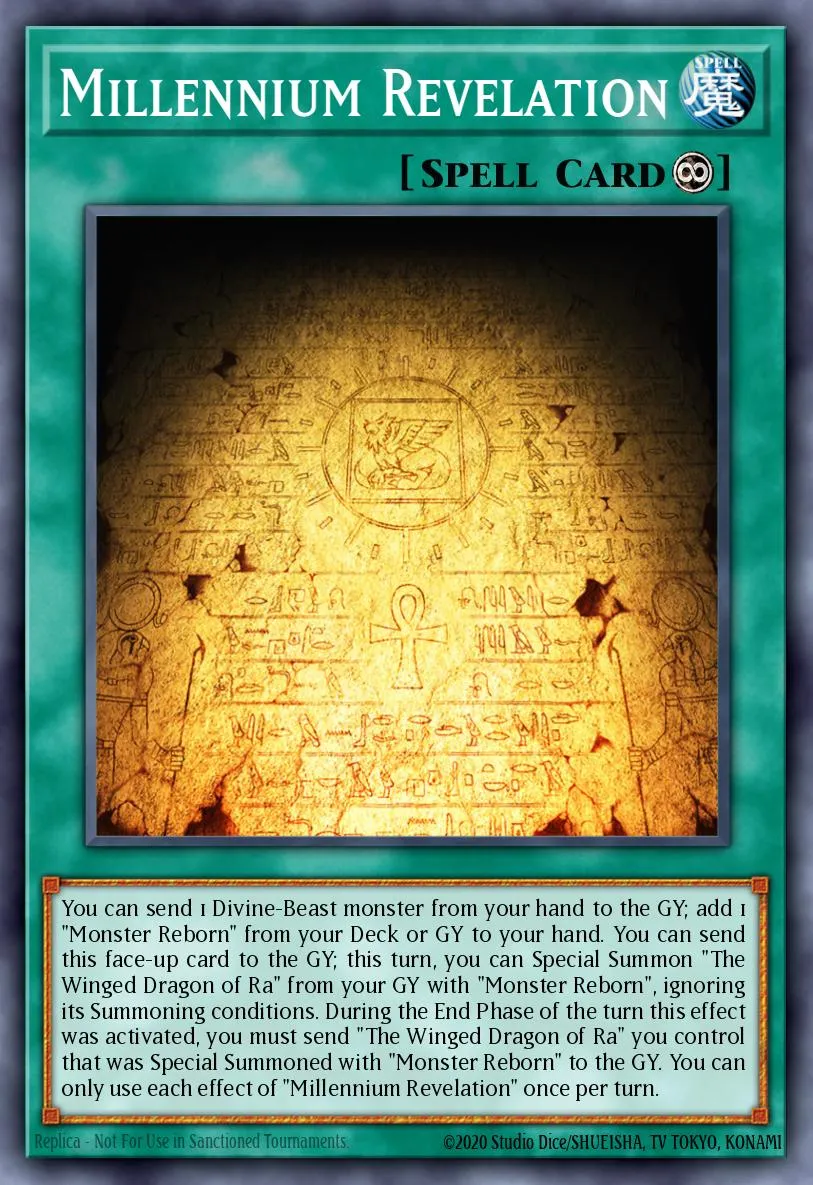 Millennium Revelation · Legendary Duelists: Rage of Ra 41044418/57