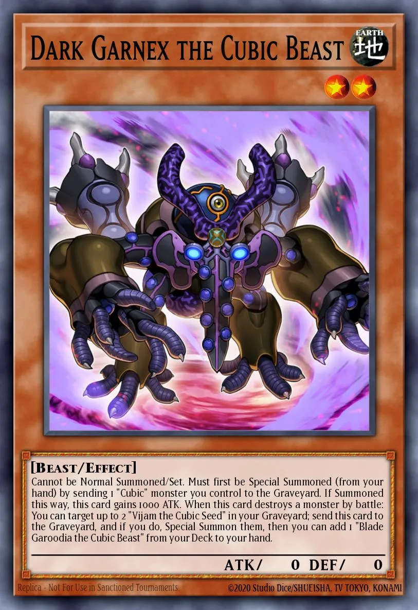 Dark Garnex the Cubic Beast · Yu-Gi-Oh! The Dark Side of Dimensions Movie Pack: Gold Edition 41114306/61